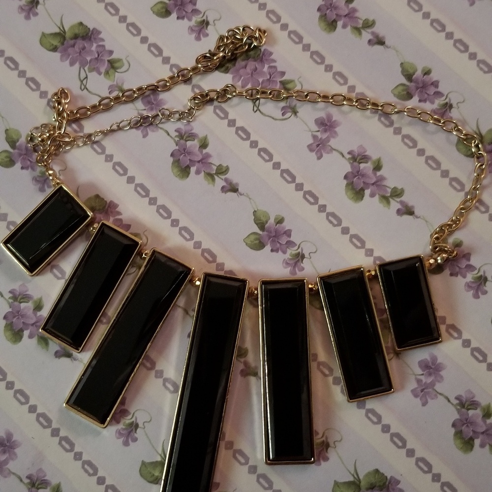 Black and gold necklaces
